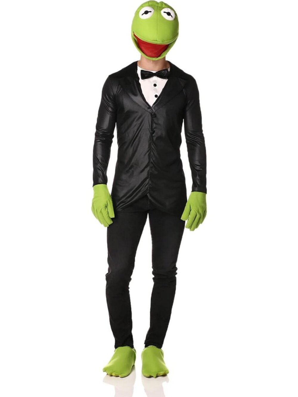 Deluxe Adult Kermit Costume - Fun Green Frog Outfit for Parties & Halloween